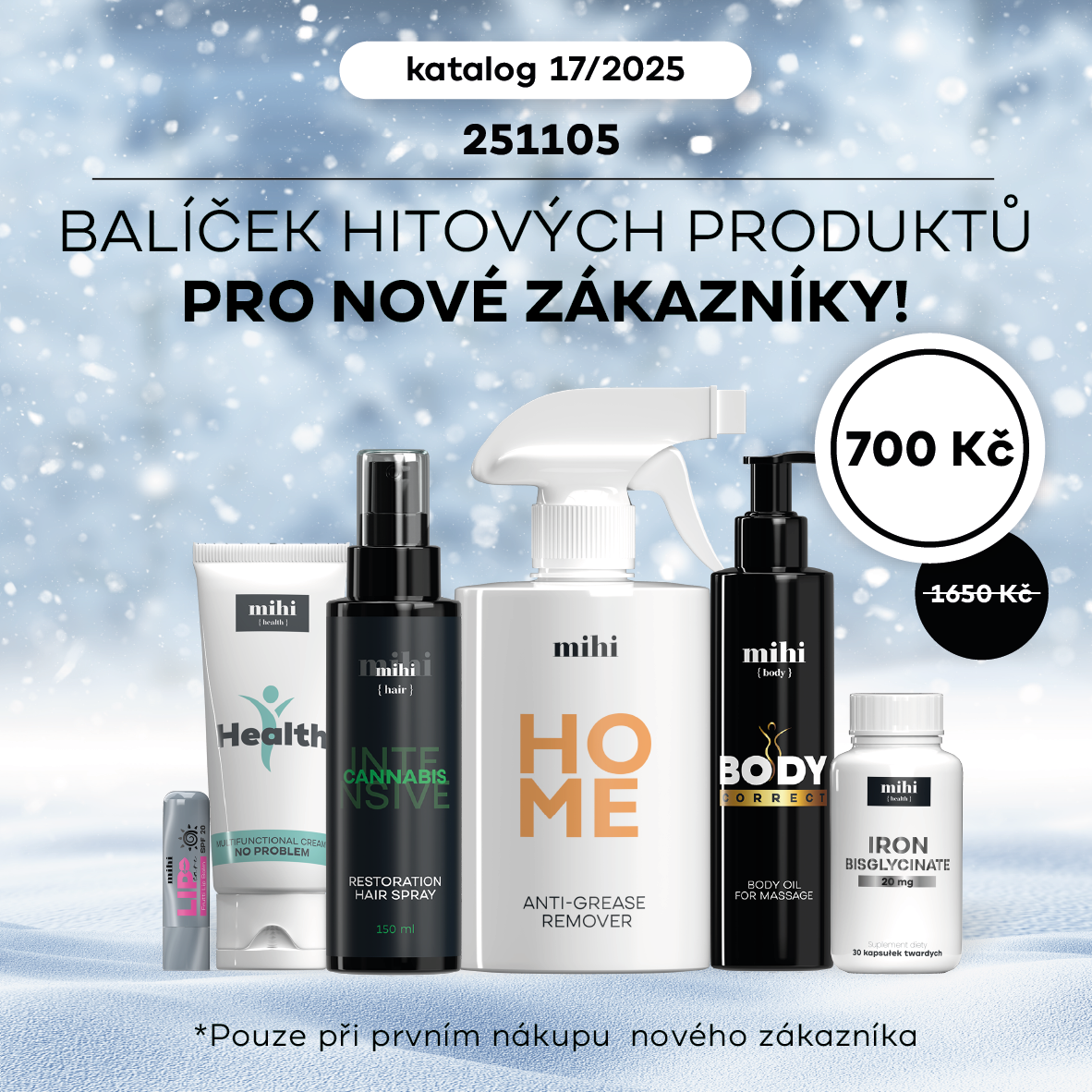 Výhodný set TOP PRODUKTŮ za pouhých 700 Kč pro nové zákazníky