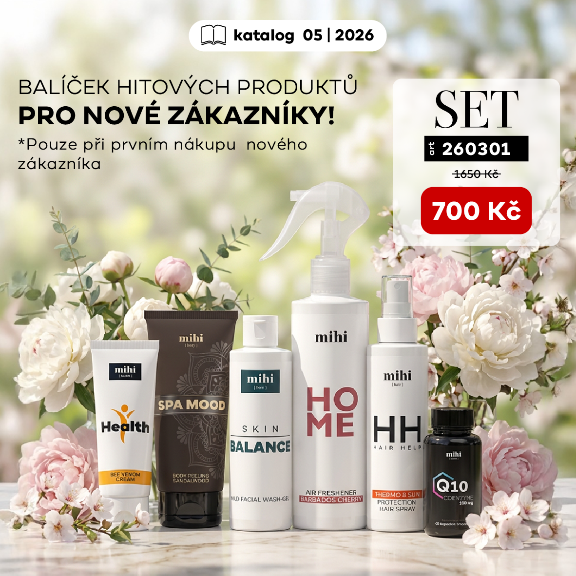 Výhodný set TOP PRODUKTŮ za pouhých 700 Kč pro nové zákazníky