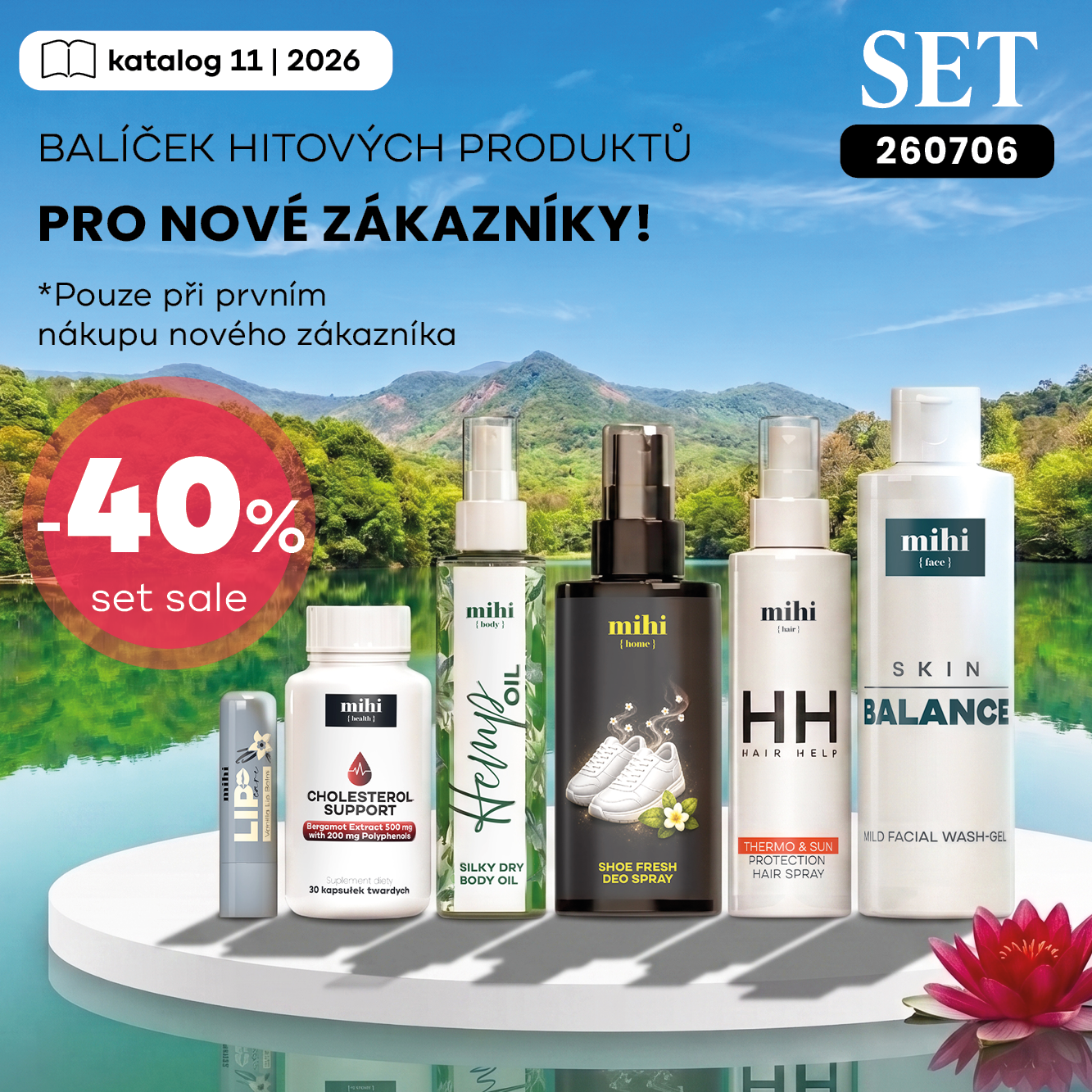 Výhodný set TOP PRODUKTŮ pro nové zákazníky.